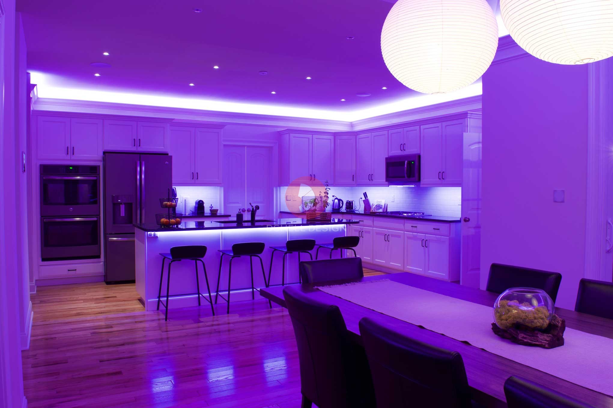 Ambient Lighting Interior Design With Dshell Design